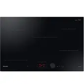 Samsung NZ85C6058FK/U1, Schwarz, Integriert, 80 cm, Zonen-Induktionskochfeld, Glaskeramik, 5 Zone(n)
