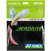 Yonex BG Aerobite / Set 10m, red and white, 0,67mm and 0.61mm