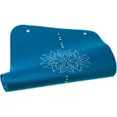 Tiguar Yoga Basis Matte 183x60x0,5 cm rutschfeste, dünne Yogamatte in Marine