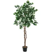 Europalms Bougainvillea, Kunstpflanze, weiss, 180cm