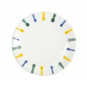 Gmundner Keramik Buntgeflammt Untertasse Cup 15 cm Buntgeflammt 0103TUCU15