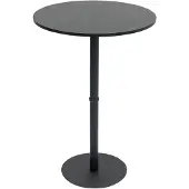 CLP Stehtisch Hereford Rund Schwarz/Schwarz/75 cm