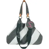 Fritzi aus Preußen Schultertasche Izzy Medium Limited Frottee Shopper Grey - Beige grau
