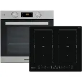 Bauknecht BAKO3 SF26 - Backofen & Induktionskochfeld mit 5 Jahre Garantie, BAK3SKN8VIN & BB8760CAL, Montage mit Rahmen aufliegend, 60 cm