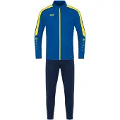 Jako Herren Trainingsanzug Polyester Power M9123-404 L - Royal/Citro - L