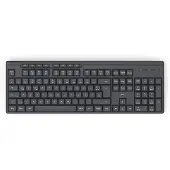 Hama Tastatur "Funktastatur WK-200 (kabellos, QWERTZ )", schwarz, Tastaturen, Tastatur