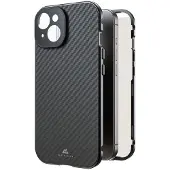Black Rock Coque - - 00221252 - Rundumschutz 360 - Echtes Carbon - Kompatibel mit iPhone 15