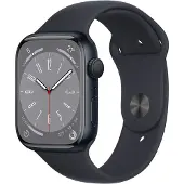 Apple Watch Series 8 OLED 41 mm Digital 352 x 430 Pixel Touchscreen Schwarz WLAN GPS