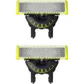 Philips Norelco OneBlade OneBlade QP420/50 Ersatzklinge 360, Scherkopf, 2 Kopf/Köpfe, Silber, Gelb, , Norelco OneBlade, 97 mm
