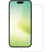 Vivanco Klare Bildschirmschutzfolie gehärtetes Glas 9H für Apple iPhone 15 Plus Schmutzabweisend, Schlagfest, Kratzresistent, Splitterfrei 63940