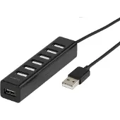 Vivanco ViVanco36661, USB 2.0, USB 2.0, 480 Mbit/s, Schwarz, AC, USB, 110 - 240 V