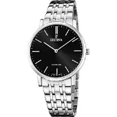 Festina Herrenuhr Swiss Made Armbanduhr Edelstahl silber UF20045/4