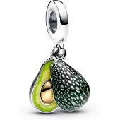 Pandora Moments 925 Sterling Silver Avocado Charm with Gold Plating 763405C01