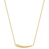 Ania Haie - NECKLACE - Arrow Bar - gold