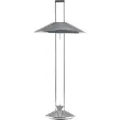B.Lux Regina Tischleuchte Aluminium poliert - Schirm Aluminium poliert