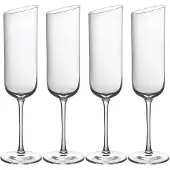 Villeroy & Boch Sektglas "Sektgläser NewMoon 170 ml 4er Set transparent"