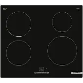 Bosch Serie 4 PUE611BB6E, Schwarz, Integriert, 59.2 cm, Zonen-Induktionskochfeld, Keramik, 4 Zone(n)