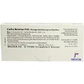 Weleda Carbo Betulae D 20 Ampullen 8x1 ml