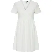 Pieces Abby Brod Ang Kurzes Kurzarmkleid