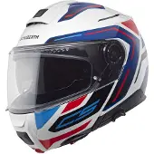 Schuberth C5 Omega Helm, weiß/rot/blau, M (57)