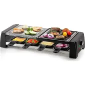 Domo DO9190G, 8 Person(en), Stein, Schwarz, Grau, Rechteckig, Stein, Drehregler