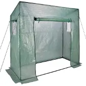 Huismerk Gewächshaus 200 x 77 x 169/ 148 cm Grün