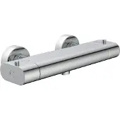 Eisl CARNEO Duscharmatur mit Thermostat, Mischbatterie Dusche, Duschthermostat mit Verbrühschutz, Chrom