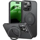 Torras Ostand Pro Hülle für iPhone 16 ProMax (Schwarz