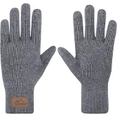 Normani Herren Merino Strick-Fingerhandschuhe „Malak" - 9661
