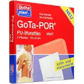 Gothaplast GmbH GOTA POR PU Wundfilm 10x6cm steril 5 St