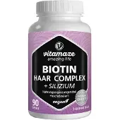 Vitamaze Biotin Haar Vitamine Komplex hochdos.+Silizium Kps 90 St Kapseln