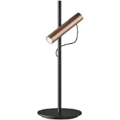 LIGHT-POINT Spirit T1 Tischleuchte Dim Rose Gold/Schwarz - , dimmbar, Gold / Messing, für Wohnzimmer, Aluminium
