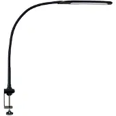 LINDBY Nilay LED Clip-Lampe CCT Schwarz - , Nilay, dimmbar, Schwarz, für Arbeitszimmer / Büro, Metall, Modern