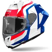 Airoh GP 800 Competition Carbon Weiß Blau Rot Integralhelm Größe L