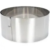Patisse Tortenring verstellbar 18-30 cm Edelstahl silber