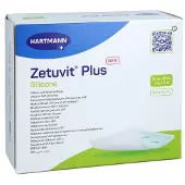 Zetuvit Plus Silicone steril 8x8 cm 10 St Kompressen