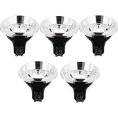LUEDD Set mit 5 Smartes GU10 dimmbares LED-Leuchtmittel AR70 6W 500lm 2200-6500K