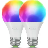 Nanoleaf N7501B02-2A60E, Intelligentes Leuchtmittel, Wi-Fi/Bluetooth, Weiß, 802.11b, 802.11g, Wi-Fi 4 (802.11n), E26/E27, A19