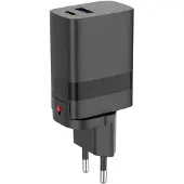Speedlink - Reiseladegerät USB-A & USB-C 15W für US-UK-EU, schwarz