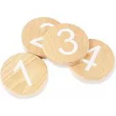 Pinolino Kinderträume Balance Steine mit Zahlen 'Kari', 4-tlg., 2 Jahr(e), Holz, Holz