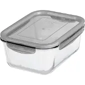 SmartaSaker Glas-Frischhaltedose 1,6l Borosilikate Glas, PP D.