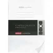 Herlitz 50034161, Einfarbig, Weiß, A4, 80 Blätter, Erwachsener