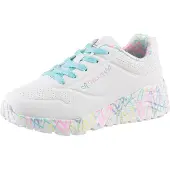 SKECHERS Uno Lite 314976L-WPTQ, Sneaker, für Mädchen, Weiß