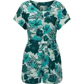 Ragwear Jumpsuit "Salwin" Kurzer Overall mit Taillen-Bindeband
