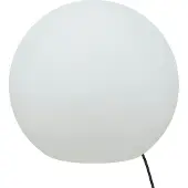 Licht-Erlebnisse Standleuchte Außen CUMULUS Weiß Kunststoff E27 Zeitlose Stehlampe Hof Eingangsbereich Garten