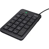 Trust 22221 Numerische Tastatur Laptop / PC USB Schwarz