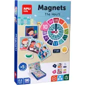 APLI Kids Magnetspiel Zeit 97-teilig