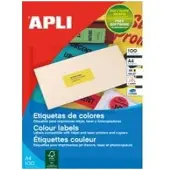 Agipa Adress-Etiketten, 210 x 297 mm, neonrot