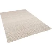 Pergamon Baumwolle Natur Kelim Teppich Sandy Meliert