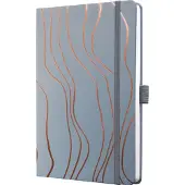 Sigel Notizbuch HC A5 174S lin.grau